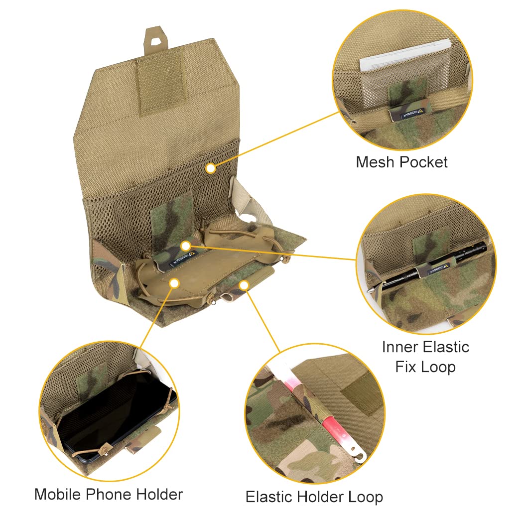 Étui Poitrine Tactique Worsport MB-03 Pour Téléphone