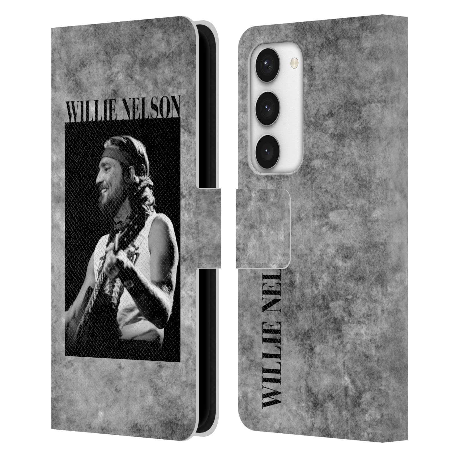 Funda de cuero Samsung Galaxy S23 5G Willie Nelson tipo libro 7
