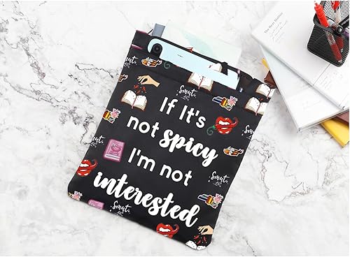 Miniatura 2 de LQRI Libro de regalo picante, funda para libro de regalo picante, regalo con texto en inglés "If It's Not Spicy I'm Not Interested Spicy Reader Book