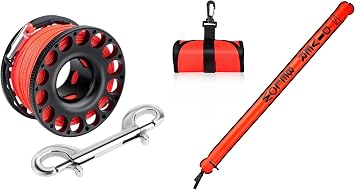 6ft Surface Marker Buoy with 100ft Scuba Diving Reel