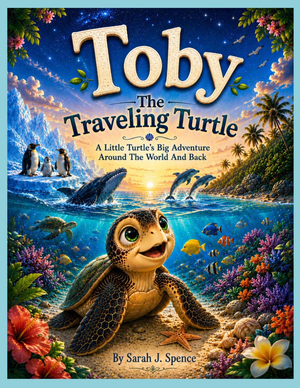 Toby The Traveling Turtle: A Little Turtle’s Big Adventure Around The World And Back