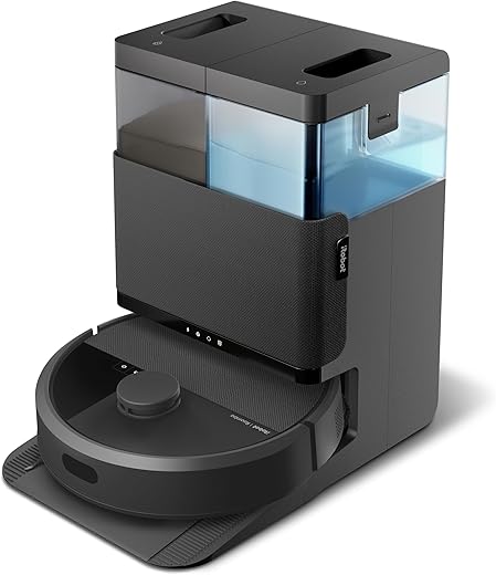 iRobot – Robot aspirador y friegasuelos iRobot Roomba® Plus 405 Combo con Base AutoWash™.