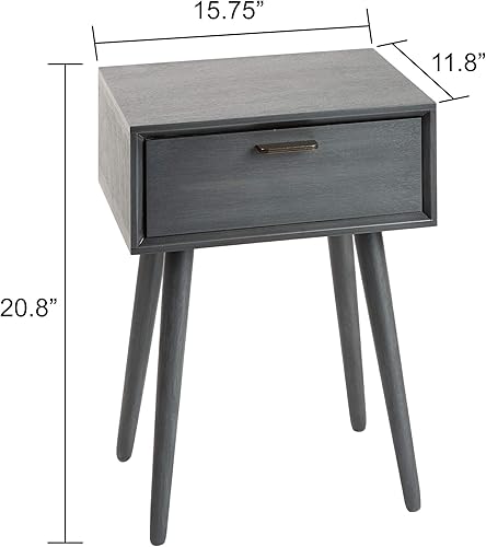 Miniatura 3 de Silverwood Mesa auxiliar, Gunmetal Gris,Madera,https://www.amazon.com/dp/undefined