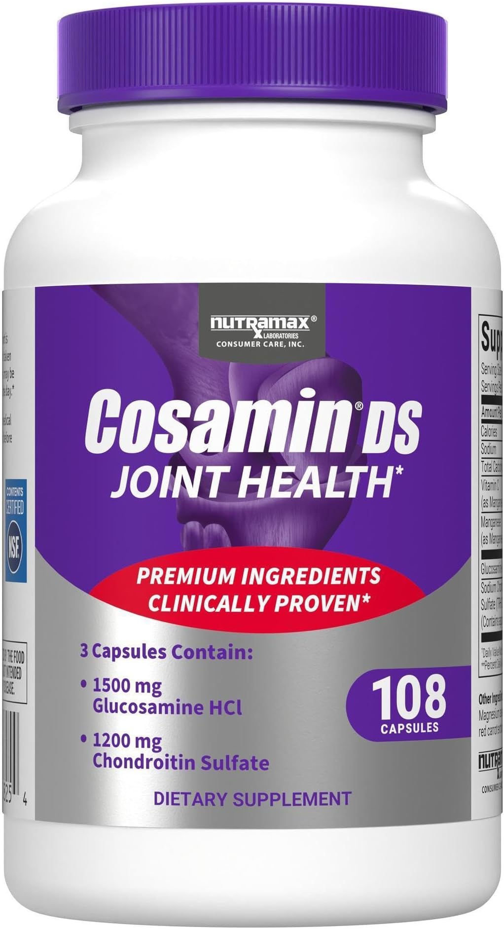 海外直送肘 Nutramax Labs Cosamin Ds Joint Health Supplement, 108 caps