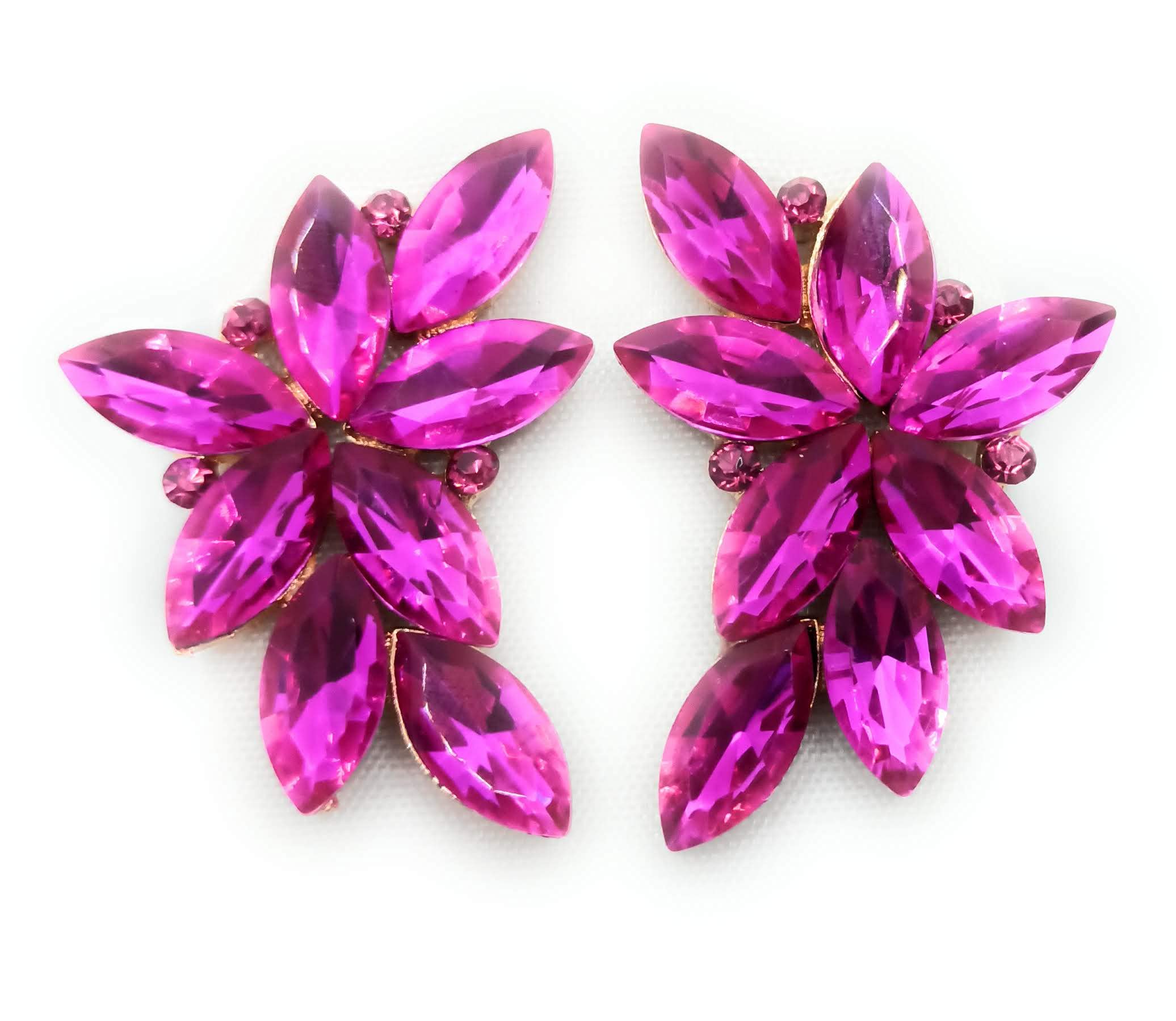 Pendientes largos grandes mujer bisutería alta gama cristales de colores espectaculares fiesta boda