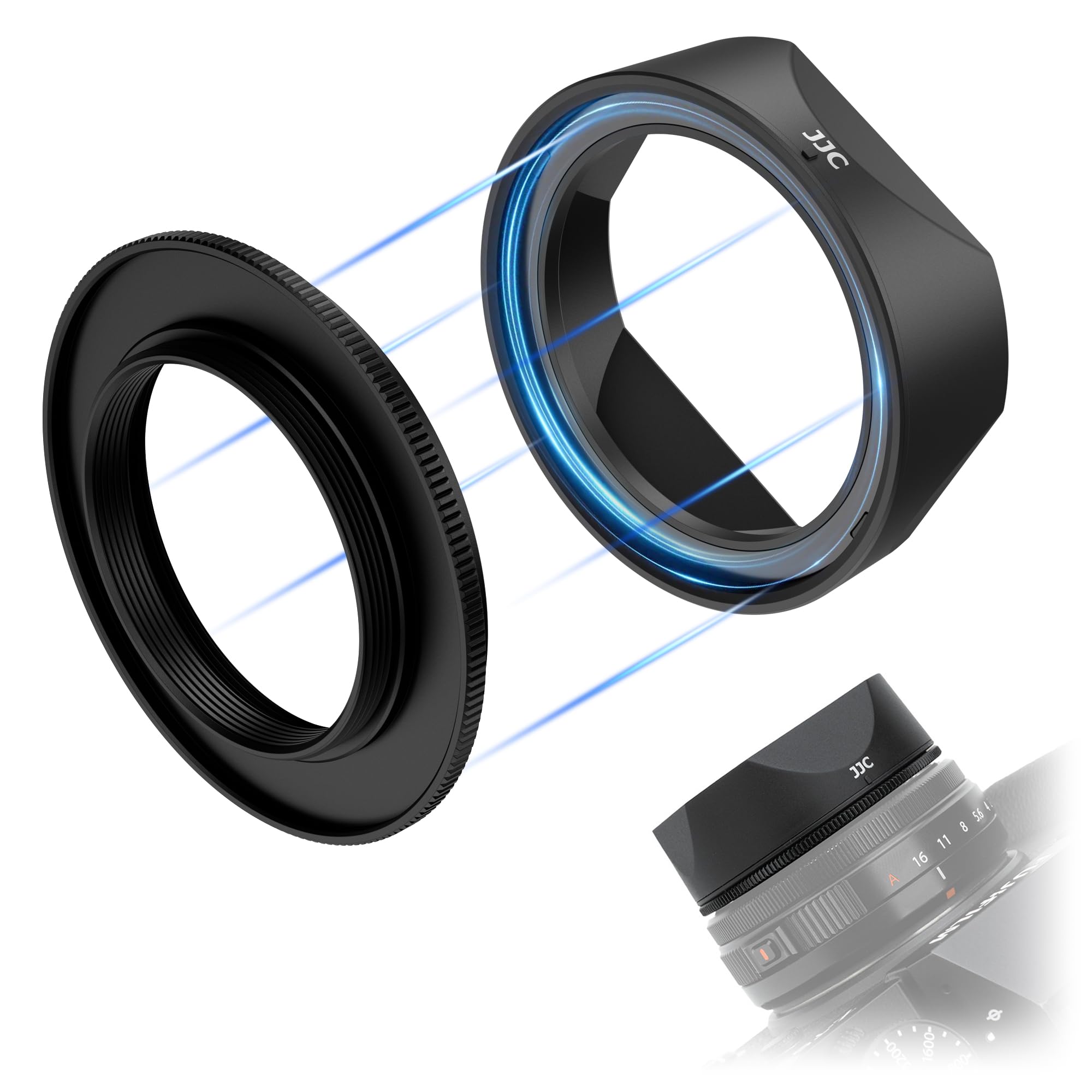 Amazon.com : Magnetic Square LH-XF27 Lens Hood w 39mm Adapter Ring