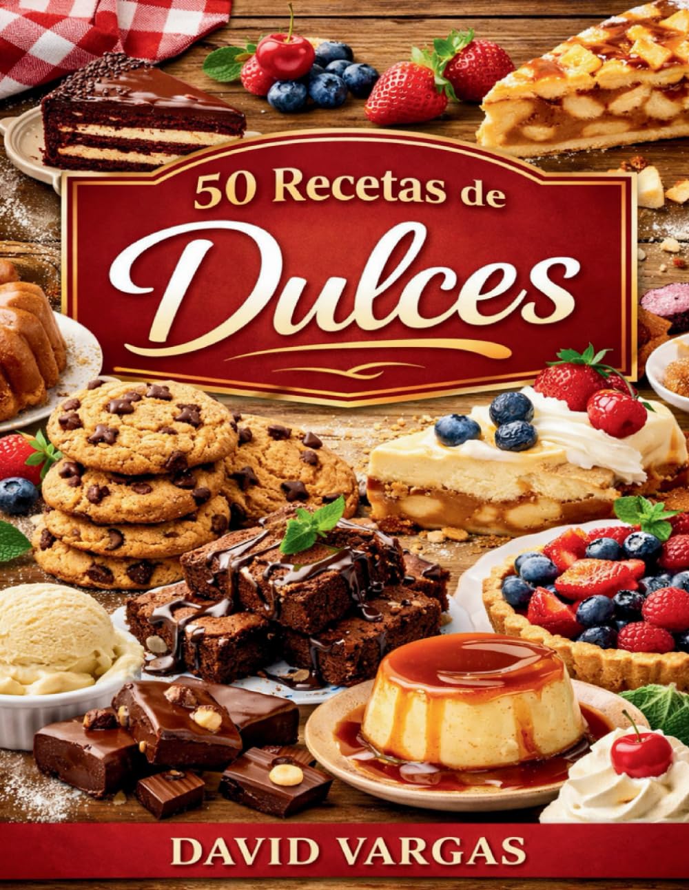 50 Recetas de Dulces Caseros para Disfrutar Todo el Año: Ideas fáciles y tradicionales para hornear, compartir y sorprender en casa