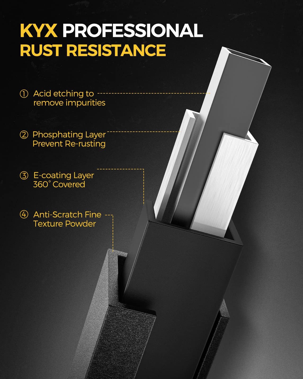 KYX Running Boards For 20052023 Toyota Double Cab