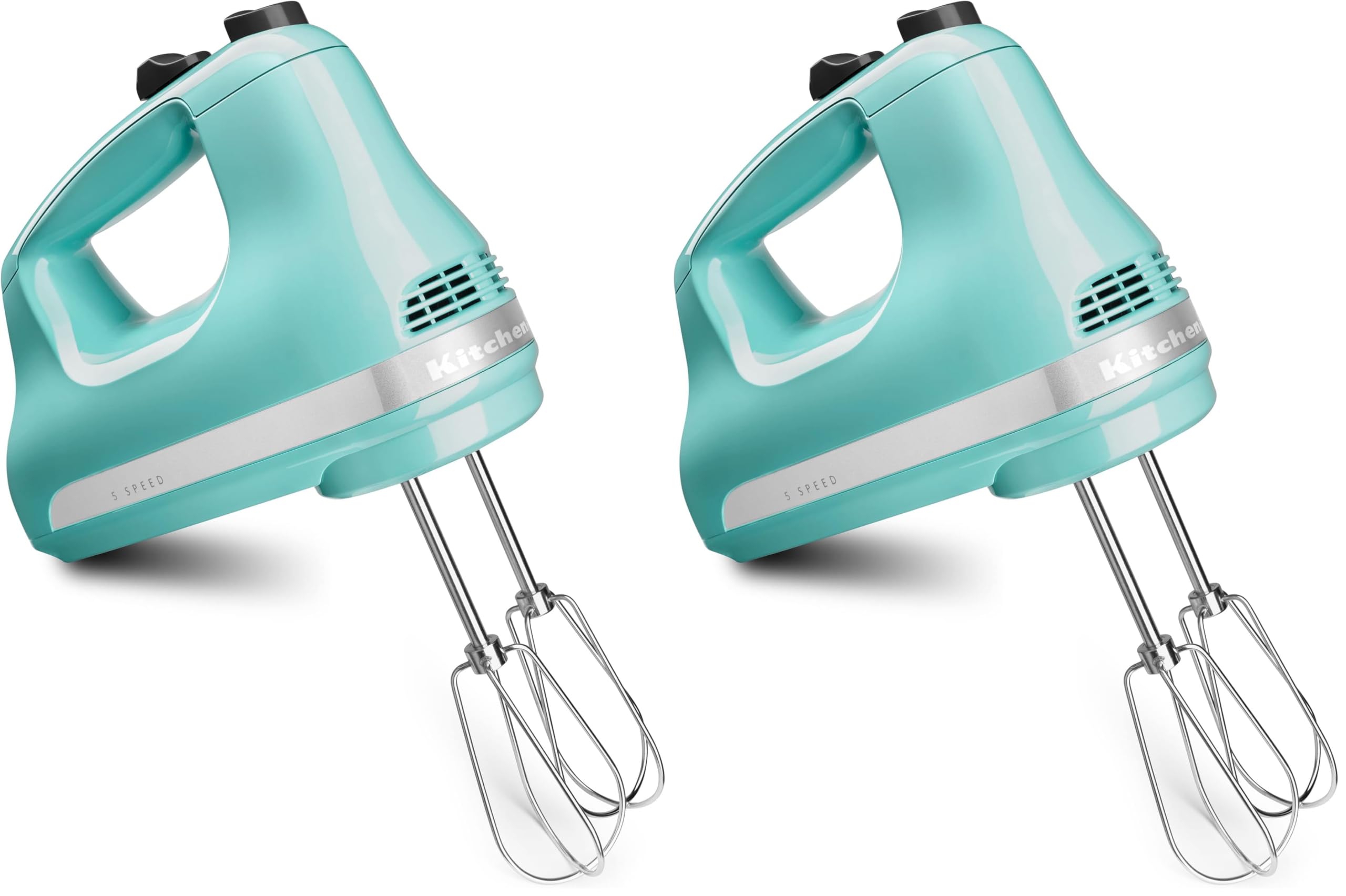 KitchenAid 5 Ultra Power Speed Hand Mixer - KHM512,Aqua Sky,(Pack of 2)