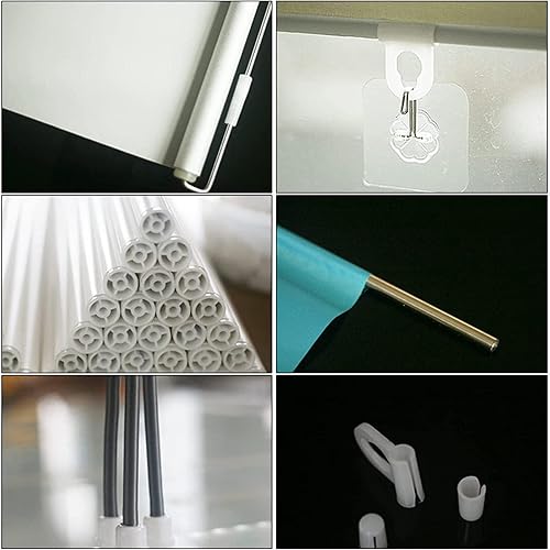 Miniatura 5 de Persianas enrollables opacas con ventosas, persianas enrollables opacas térmicas, persianas de privacidad temporales, cortinas portátiles