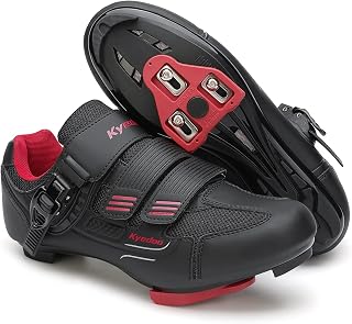 Kyedoo Unisex Peloton Compatible Cycling Shoes with Delta Cleats - Breathable Indoor Outdoor Road Bike Shoes for Men Women