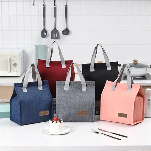 Miniatura 6 de Lonchera térmica para mujeres y hombres, contenedor grande reutilizable a prueba de fugas para oficina, trabajo, playa o viajes (oscuro)