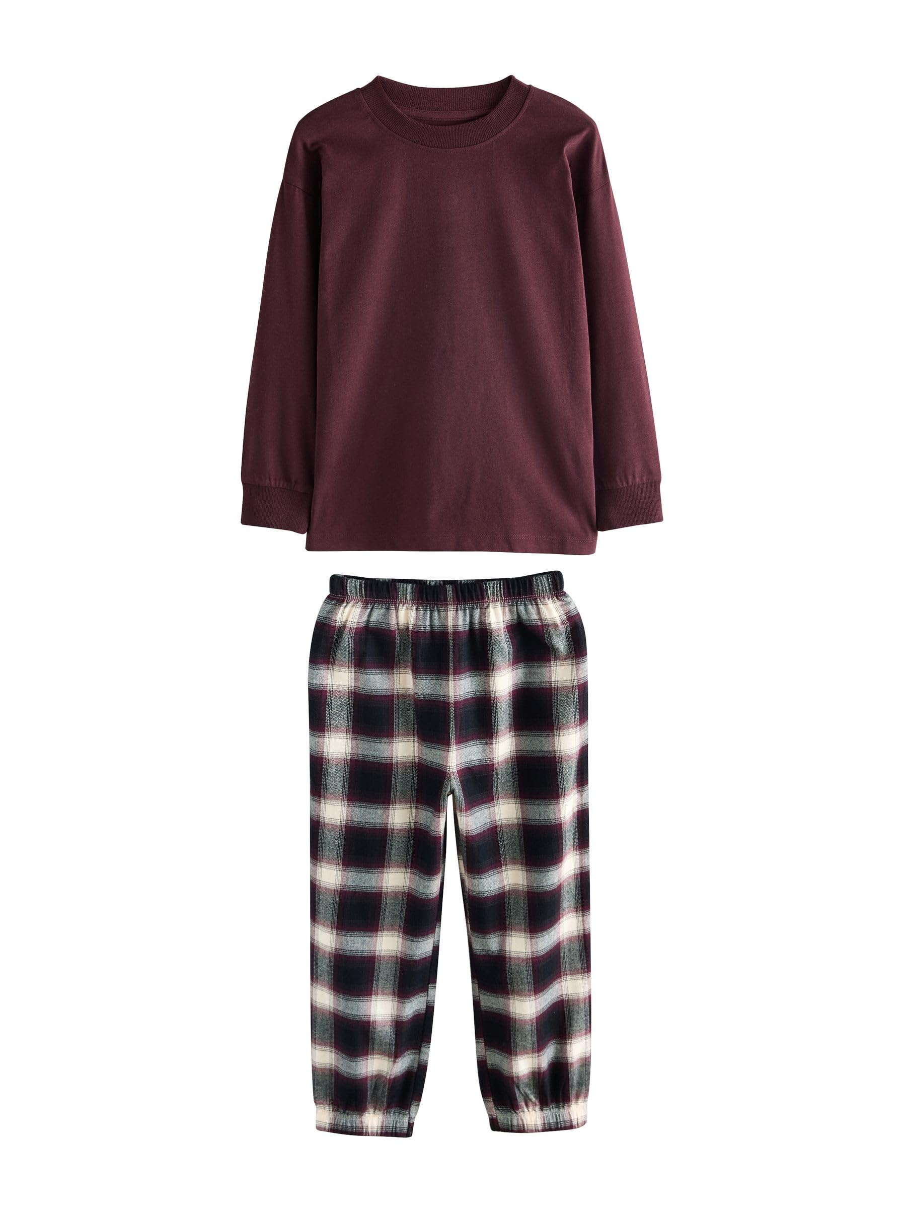 NEXT Jungen Karierte Pyjamas aus Webstoff, 3er-Pack