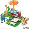 مجموعة بناء Bloks Pokémon Adventure Builder Picnic من العلامات التجارية الضخمة تحتوي على 193 كتلة بناء متوافقة وأجزاء يمكن توصيلها بعوالم أخرى، HDL80 للأعمار من 7 سنوات فما فوق