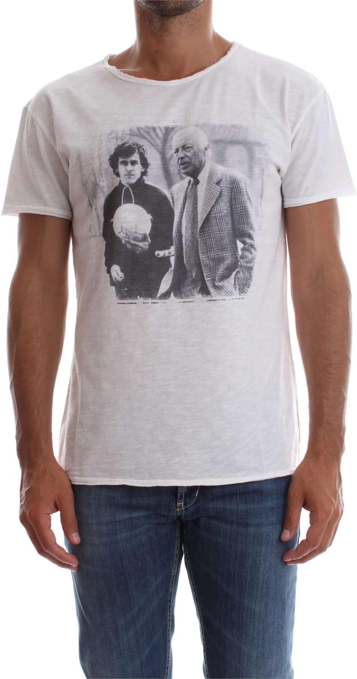 18 PLATINI-AGNELLI T-SHIRT Men WHITE S