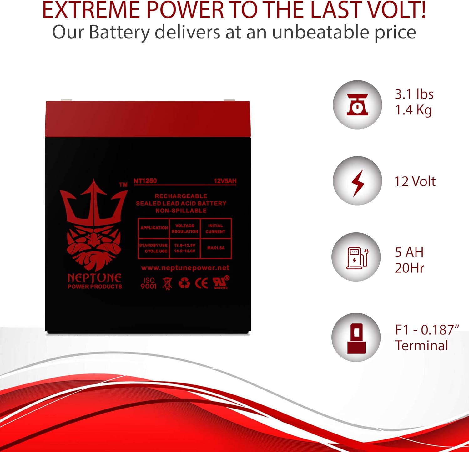 Honeywell VISTA-20P Ademco Control Panel with 6160 Keypad, Neptune NT1250 Battery & Auto-Resetting Transfomer 16.5VAC 40VA