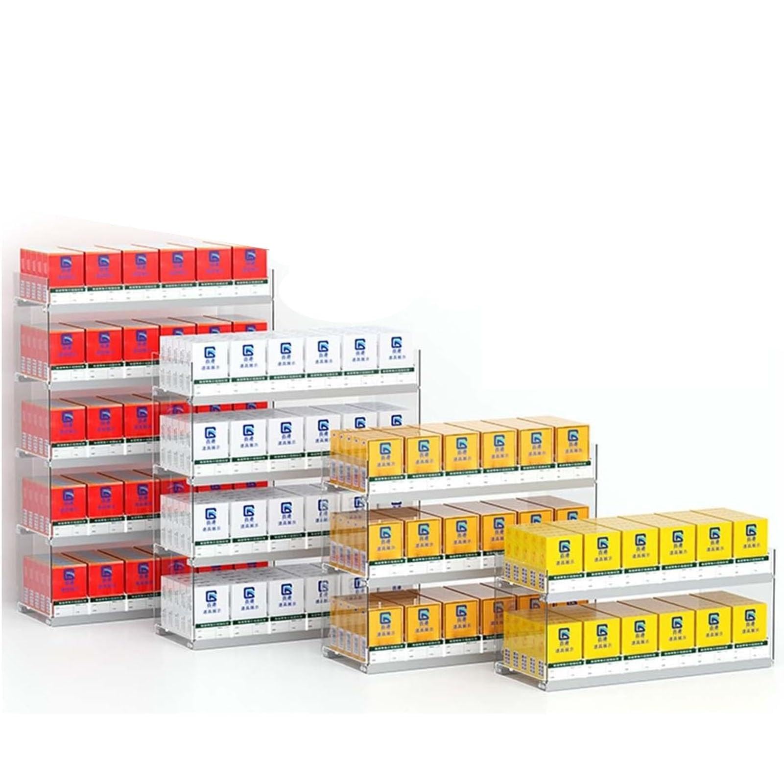Présentoir à cigarettes étanche et porte-allumettes mural de comptoir pour magasin