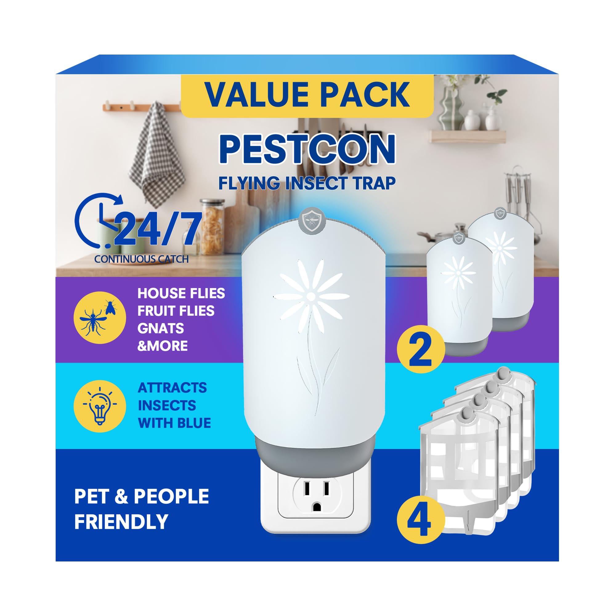 PESTCON 2 Flying Insect Trap for Indoors