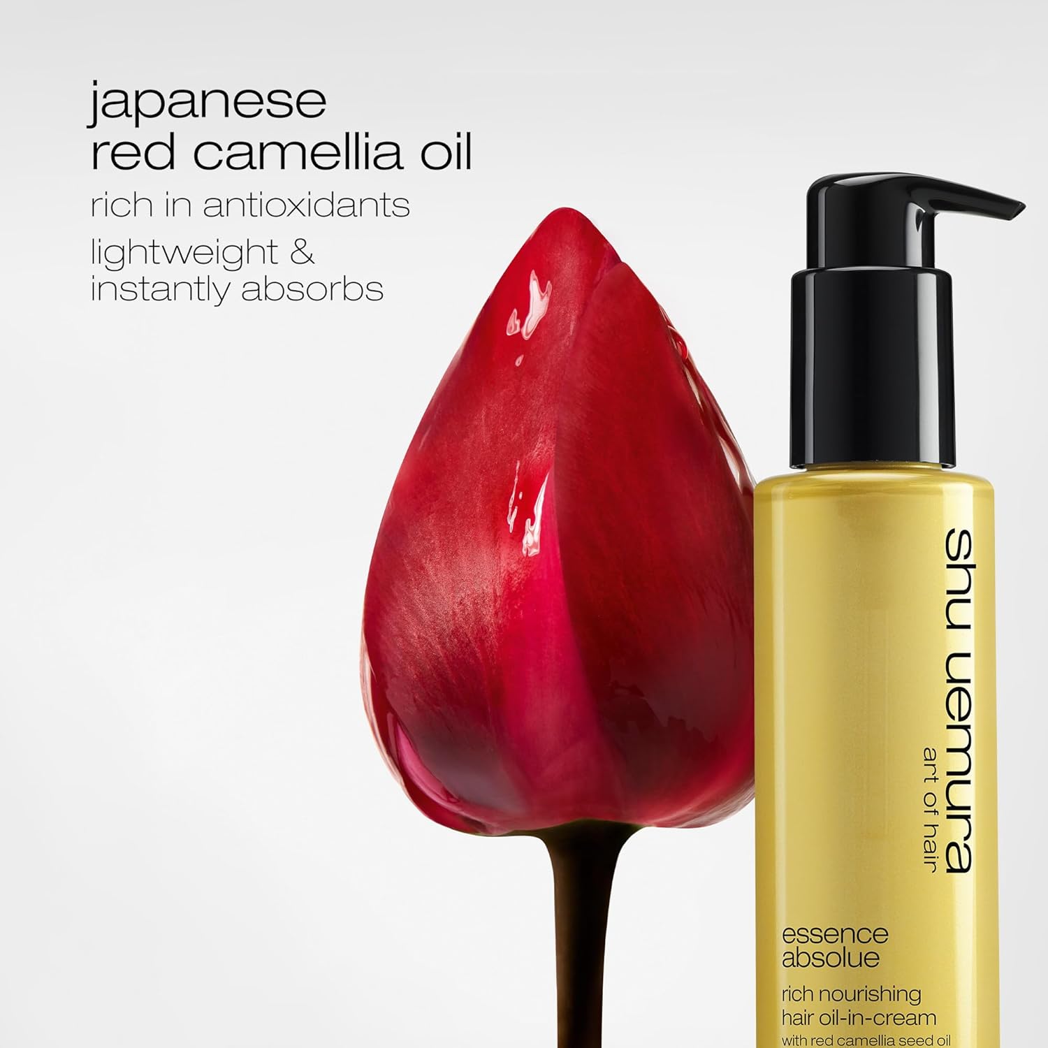 shu uemura art of hair Essence Absolue Nourishing Cream - Protects Against Heat Damage and UV, Hydrates and Smooths, For All Hair Types, 5 Fl Oz - Image 6