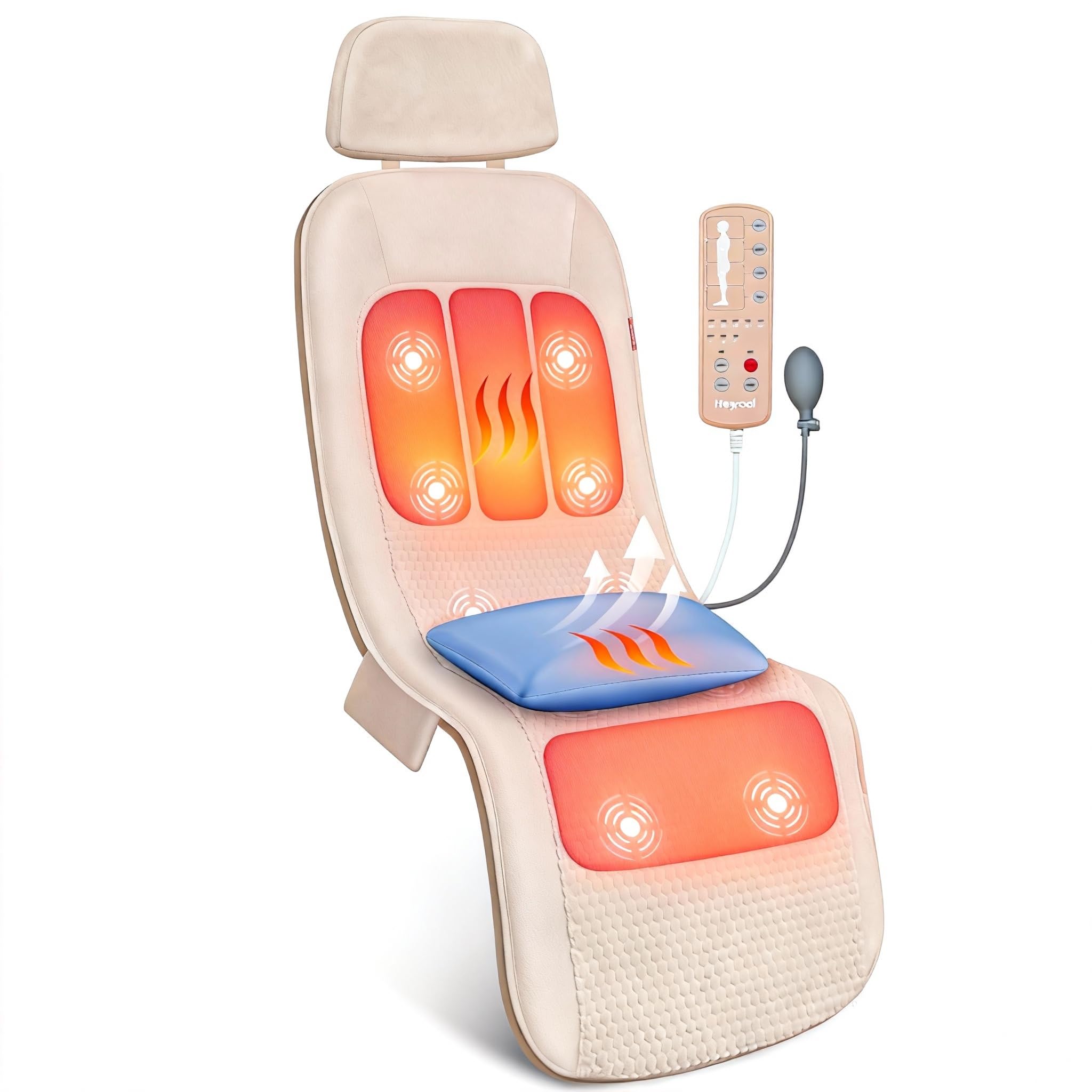 Amazon.com: Heycool Full Body Massage Mat with Heat, Vibration