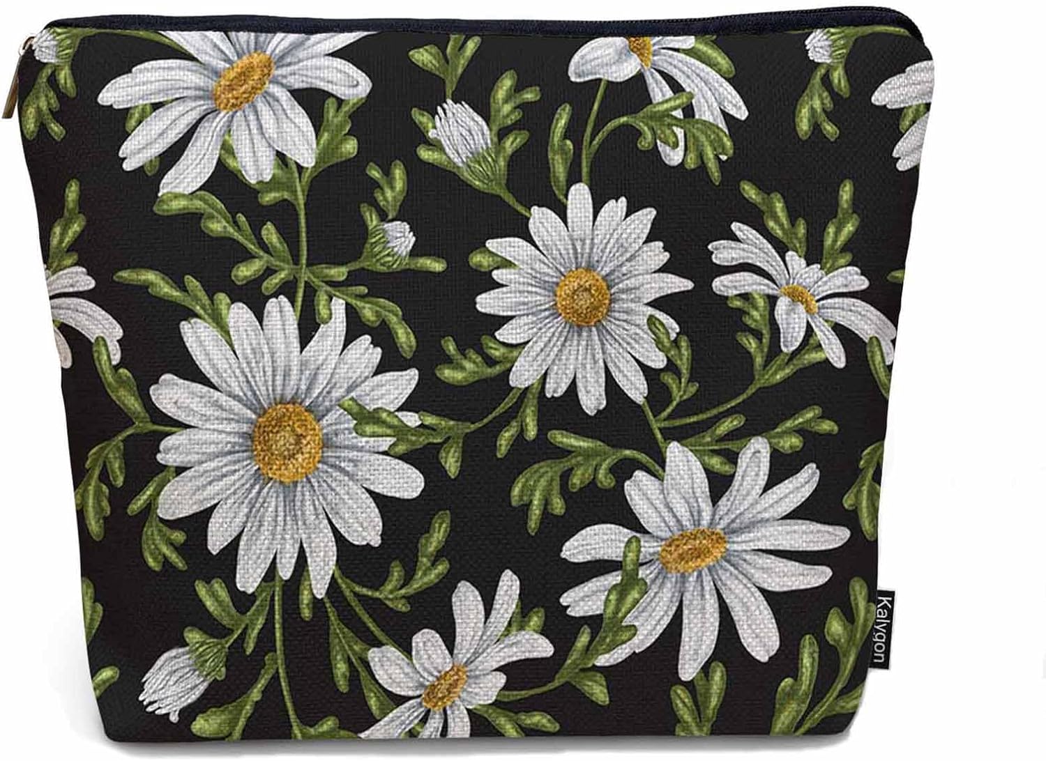 Woman Makeup Bag Daisy, Blossom Floral Daisy Chamomiles Makeup Bags Travel Cosmetic Bags Toiletry Makeup Organizer Pencil Pouch Make Up Cosmetic Bag For Owners Lady Birthday Gifts