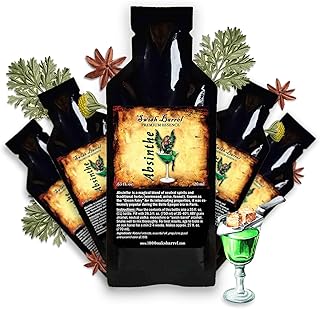 Absinthe Essence Flavoring (5 Pack), Liquor Flavor Refill Packet for Bootleg Kits & Barrel Aging, Swish Barrel Premium Extract for Cocktails, Mixology & Moonshine, 5 x 20ml (.65 floz)