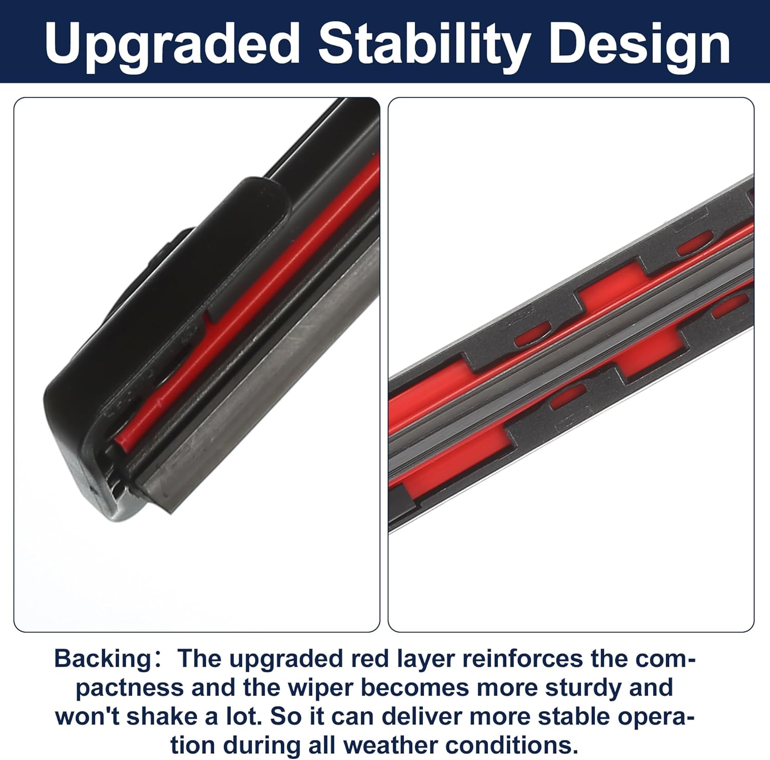 X AUTOHAUX 1 Pair 26"+22" Front Windshield Wiper Blade for Mercedes-Benz GLE-Class 2019-2023 Set with Upgraded Stability All Weather Not J/U Hook