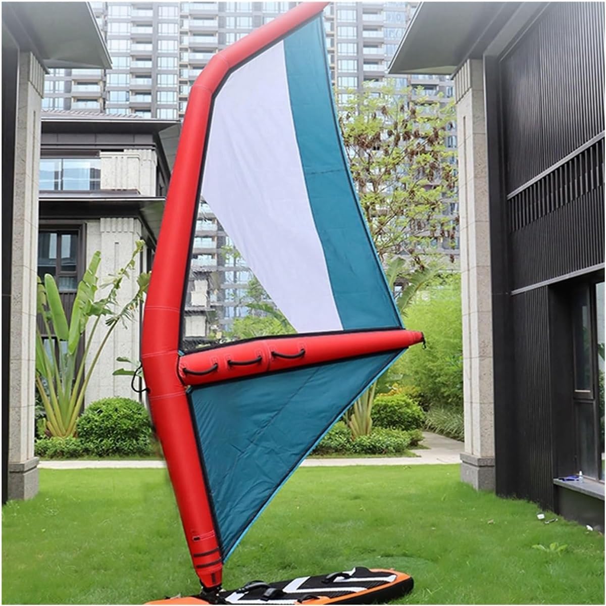 Aufblasbares Segel, Kitesurf-Drachen, Windsurf-Flügelfolie, aufblasbare Flügelfolie, for Windflügel-Foilen, Surfen, Schnee-Ski-Surfen, Wasserspiel (Size : 3.2square)