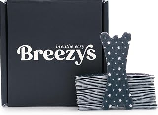 Breezys Nasal Strips | Cute Nose Breathing Tape for Better Sleep, Anti Snoring Solution, Nasal Congestion Relief - Extra Strength and Comfortable Universal Fit | 25 Ct (Starry Night)