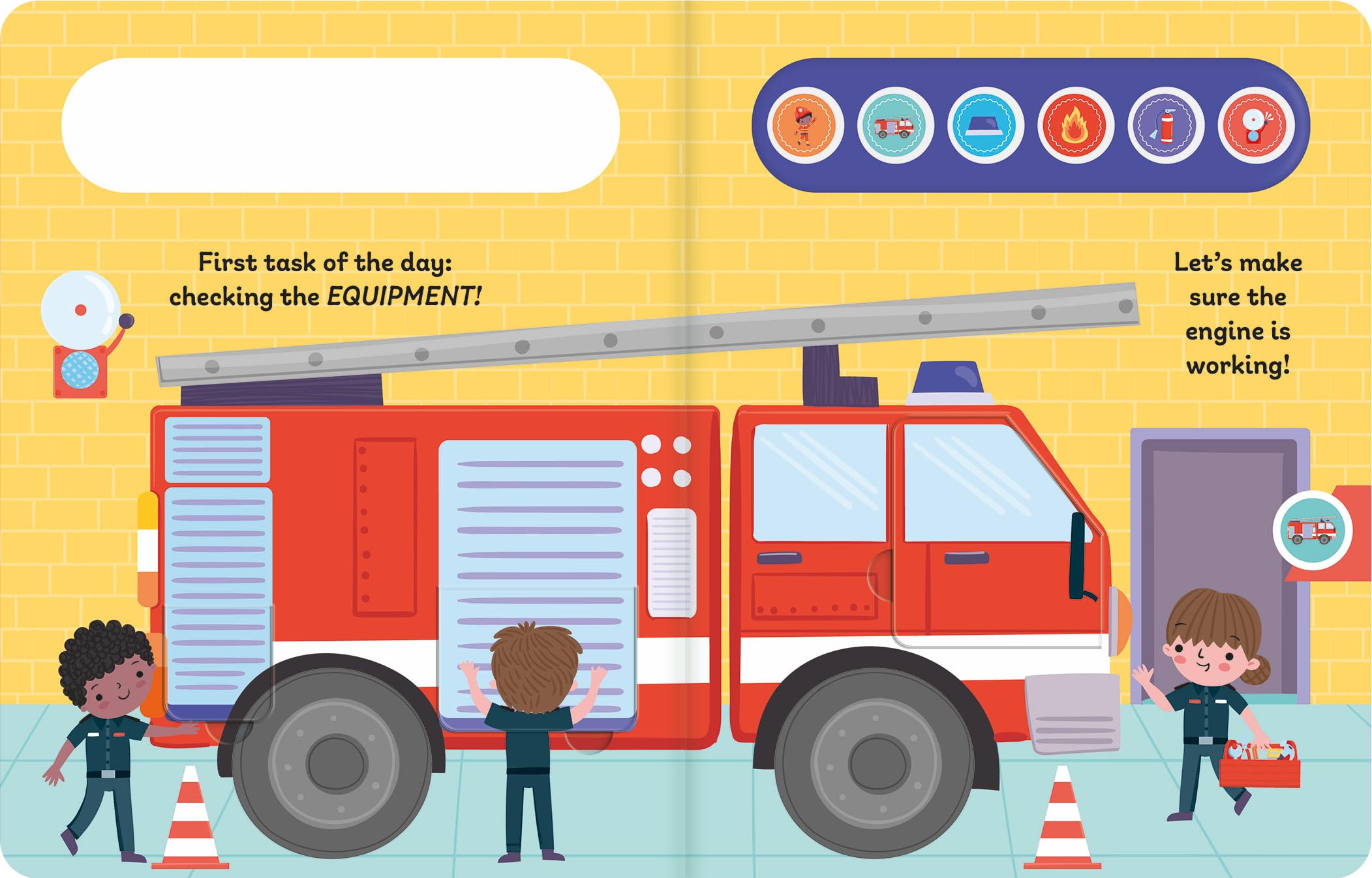 I want to be a… Firefighter (My Light & Sound Lift-The-Flap Book)