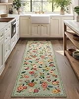 Vista 29 de Alfombras de Área 8x10 Lavables: Alfombra Grande para Sala de Estar Resistente a Manchas Desgastada Vintage Boho Alfombra Antideslizante de Pelo