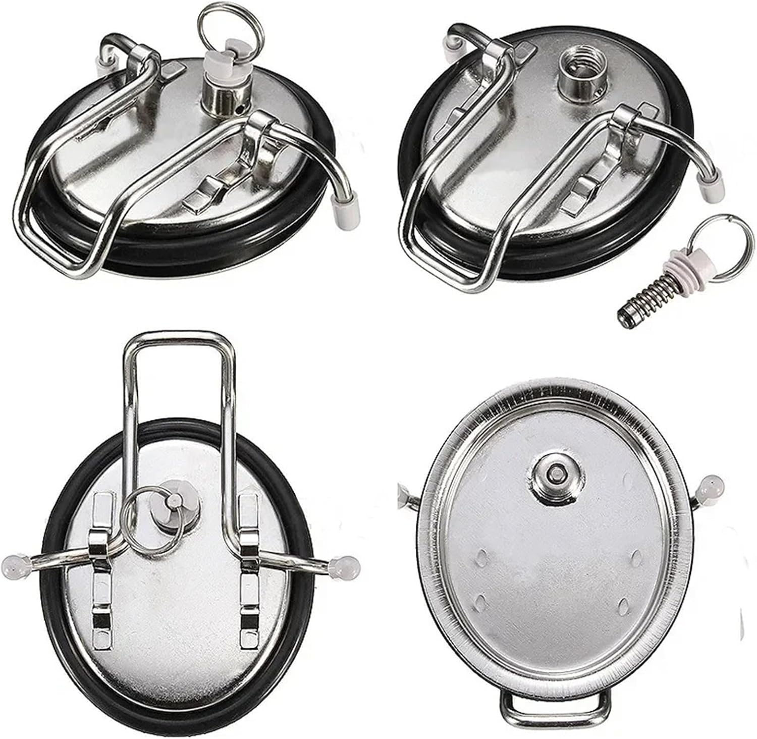 Seal keg lid Beer ball lock brew Keg Lid Replacement Soda Soda Keg Lid with 304 Pressure Relief Valve