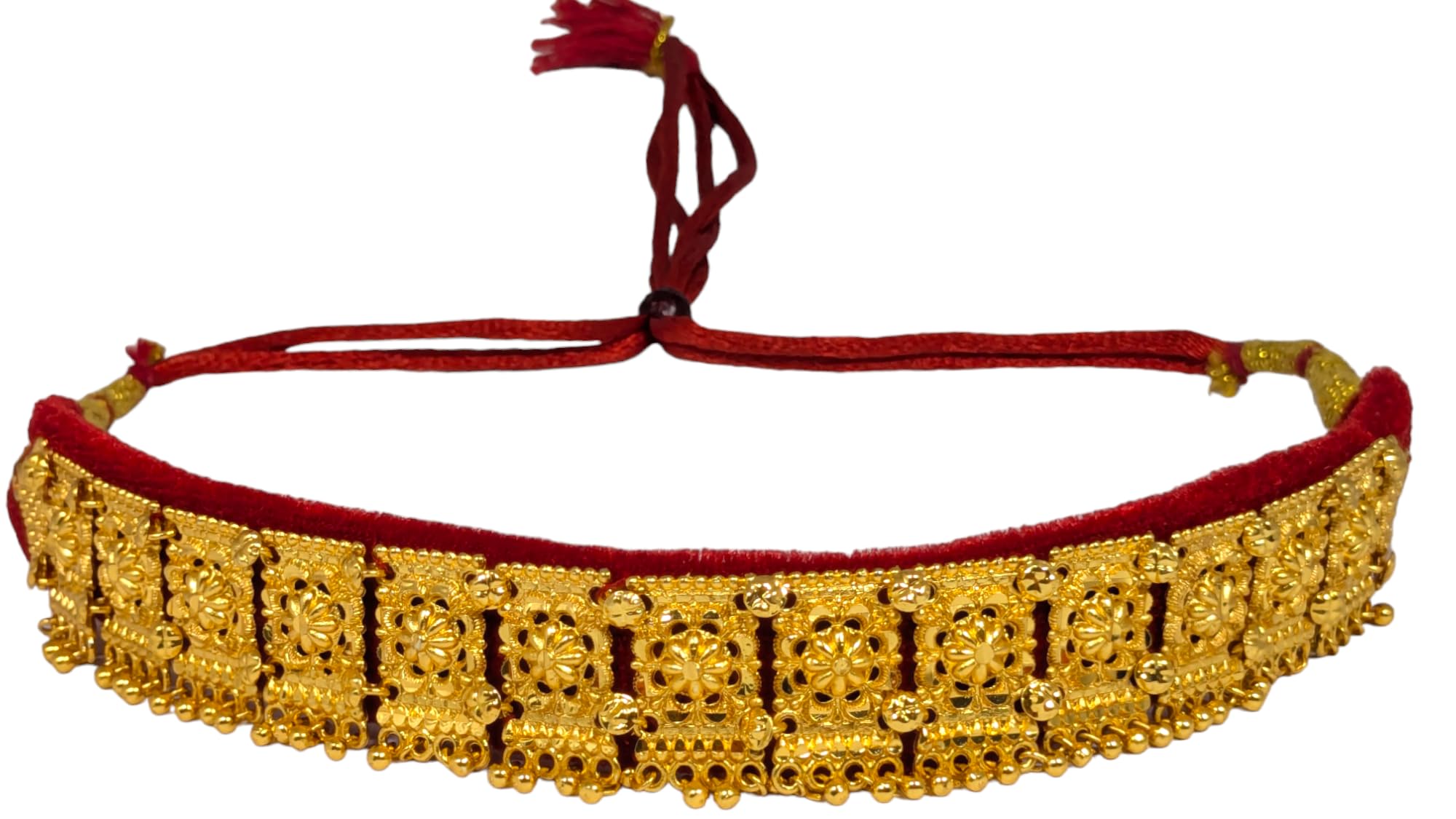 Traditional gold Plated Pahadi Guluband/Uttarakhand necklace/Chokar/Garhwali Guluband/South Indian for women (B0DCG4J93N) Amazon Price History, Amazon Price Tracker