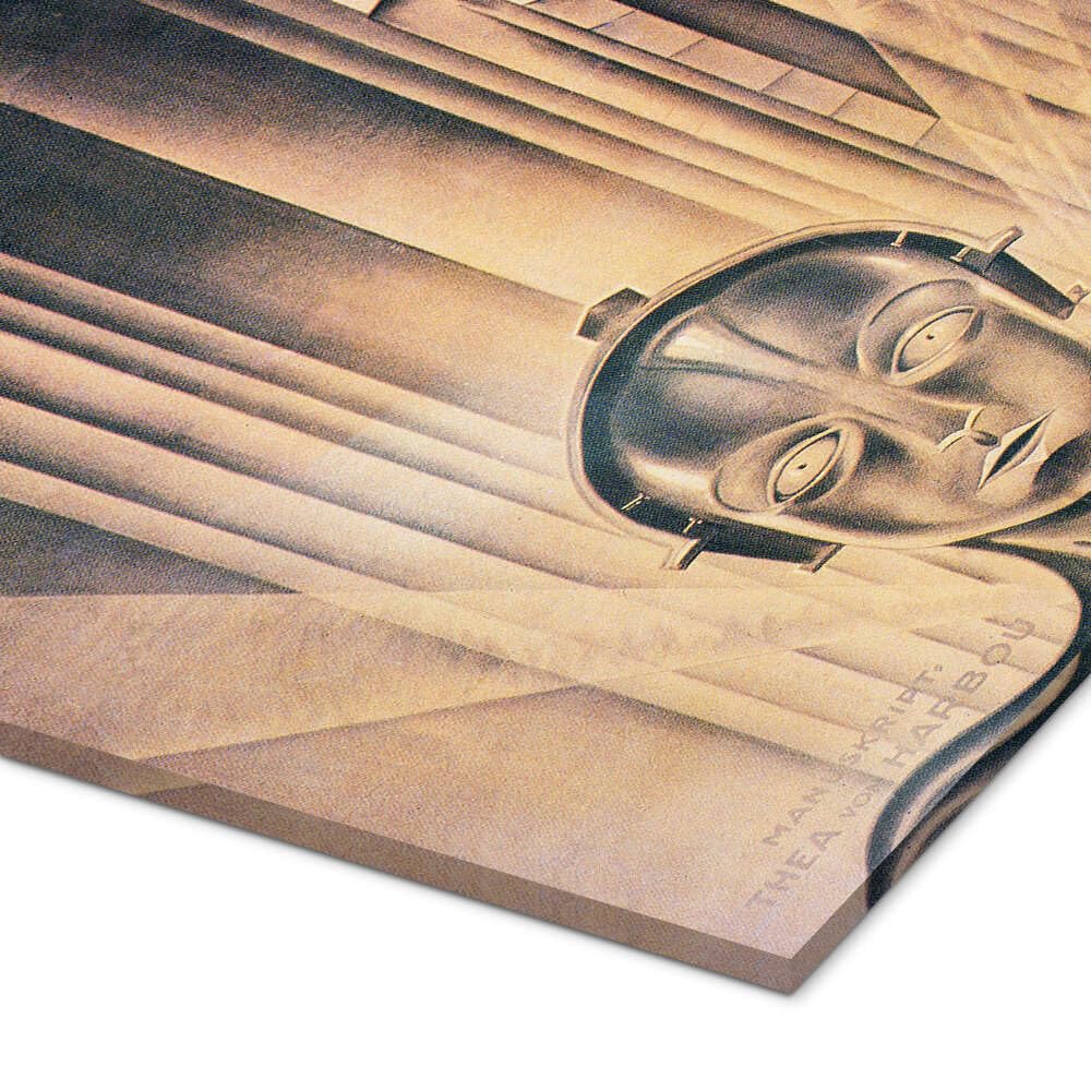 Posterlounge Metropolis Acrylglasbild | 50 x 100 cm Beige Wandbilder Wanddeko