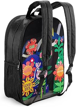 Personalized City Backpacks Teens Daily Bag Flowers Handmade Printed Casual Daypack Rucksack