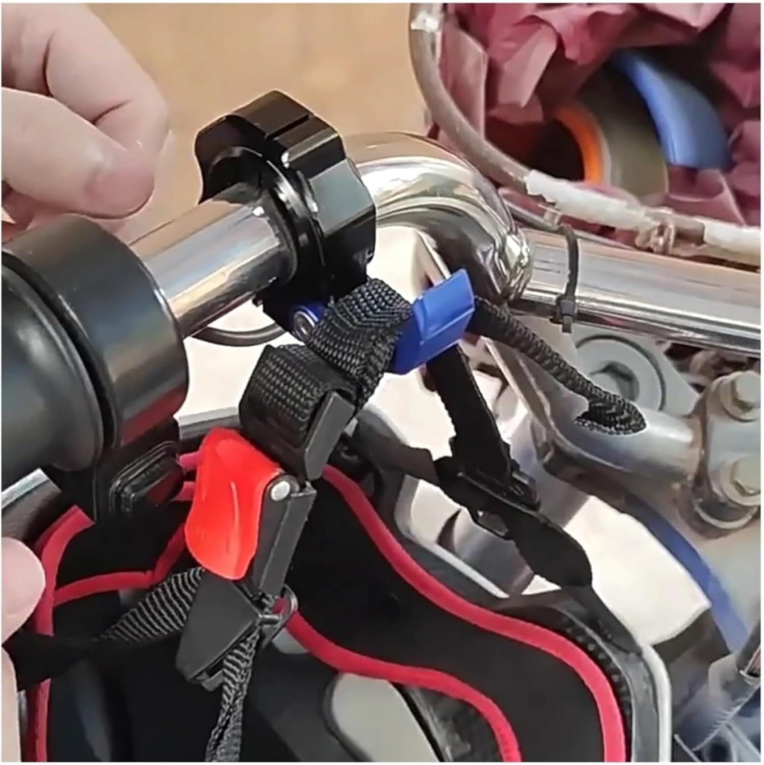 BBHHR Compatible with CF 800MT MT800 650MT MT650 800 MT 650 Motorcycle Accessories Handlebar Helmet Hook Luggage Bag Holder Hanger .0105