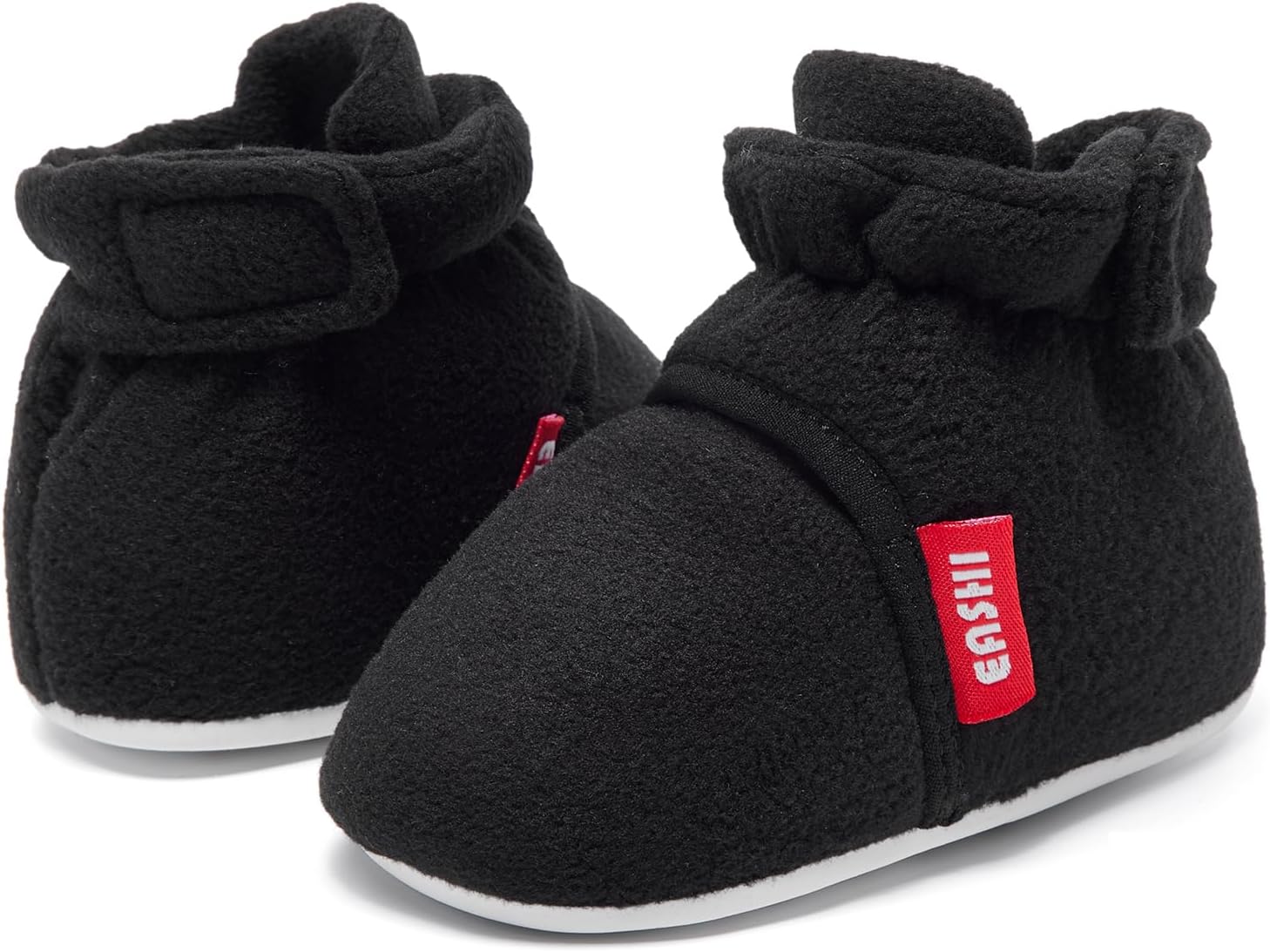 Eashi Baby Booties Boys Girls Infant Non-Slip Soft Sole Boots Toddler First Walkers Warm Sock Shoes