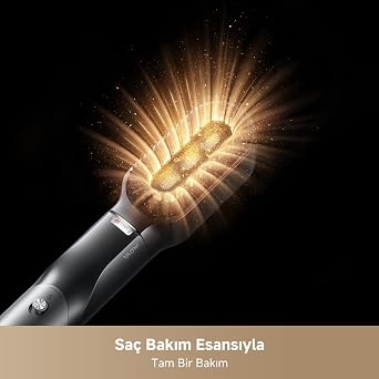 MOVA Master 10 Saç Şekillendirici, 7'si 1 arada Saç Kurutma Makinesi ve Şekillendirici: Bukleler, Düzleştirme, Hacim Verme, Hızlı Kurutma, Saç Bakım Esansı, Akıllı Uç Algılama, 3 Yıl Garanti