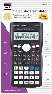 Charles Leonard, Inc. Scientific Calculator, 12 Digit, 240 Functions