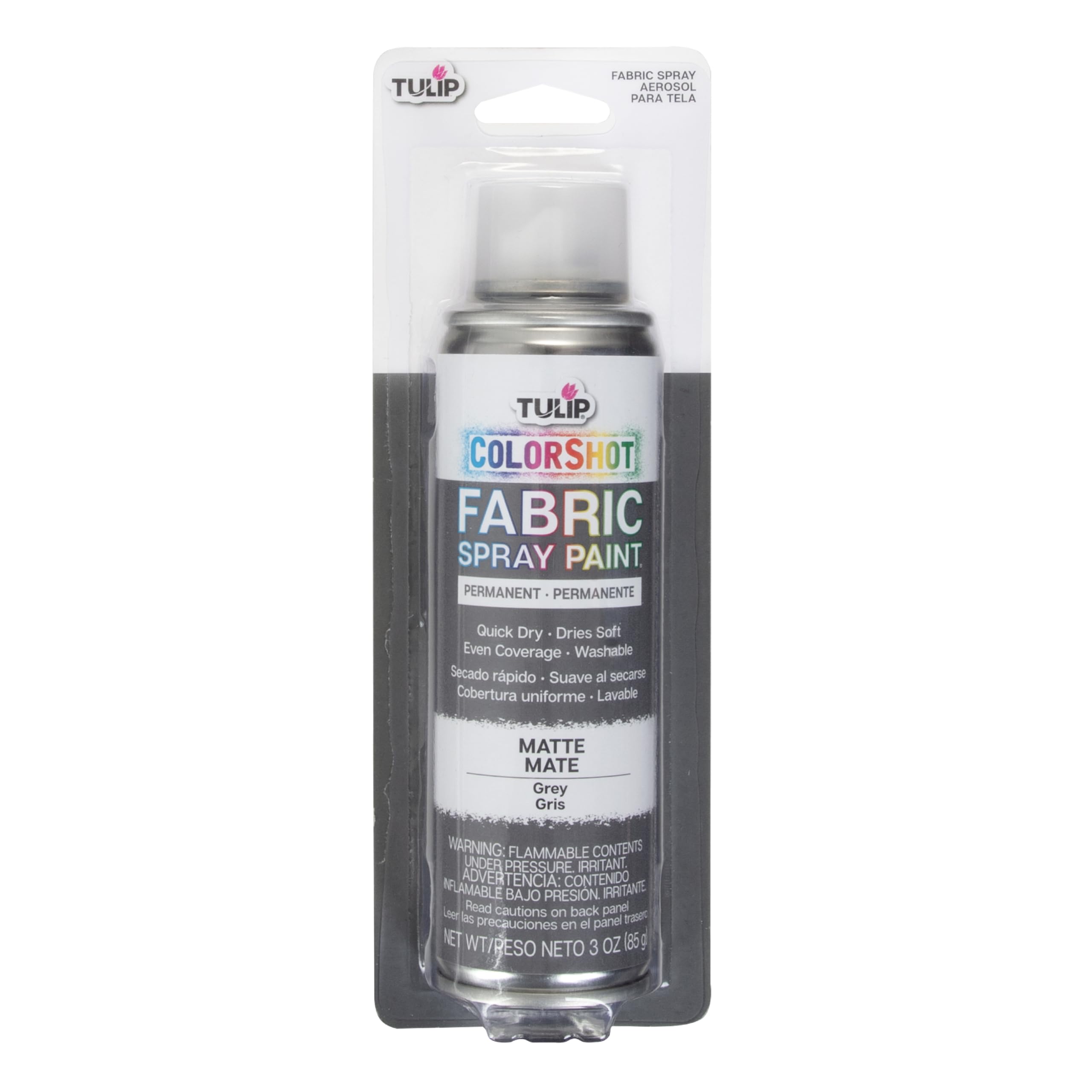 Tulip ColorShot Instant Fabric Color Spray 3oz-Gray-image-8