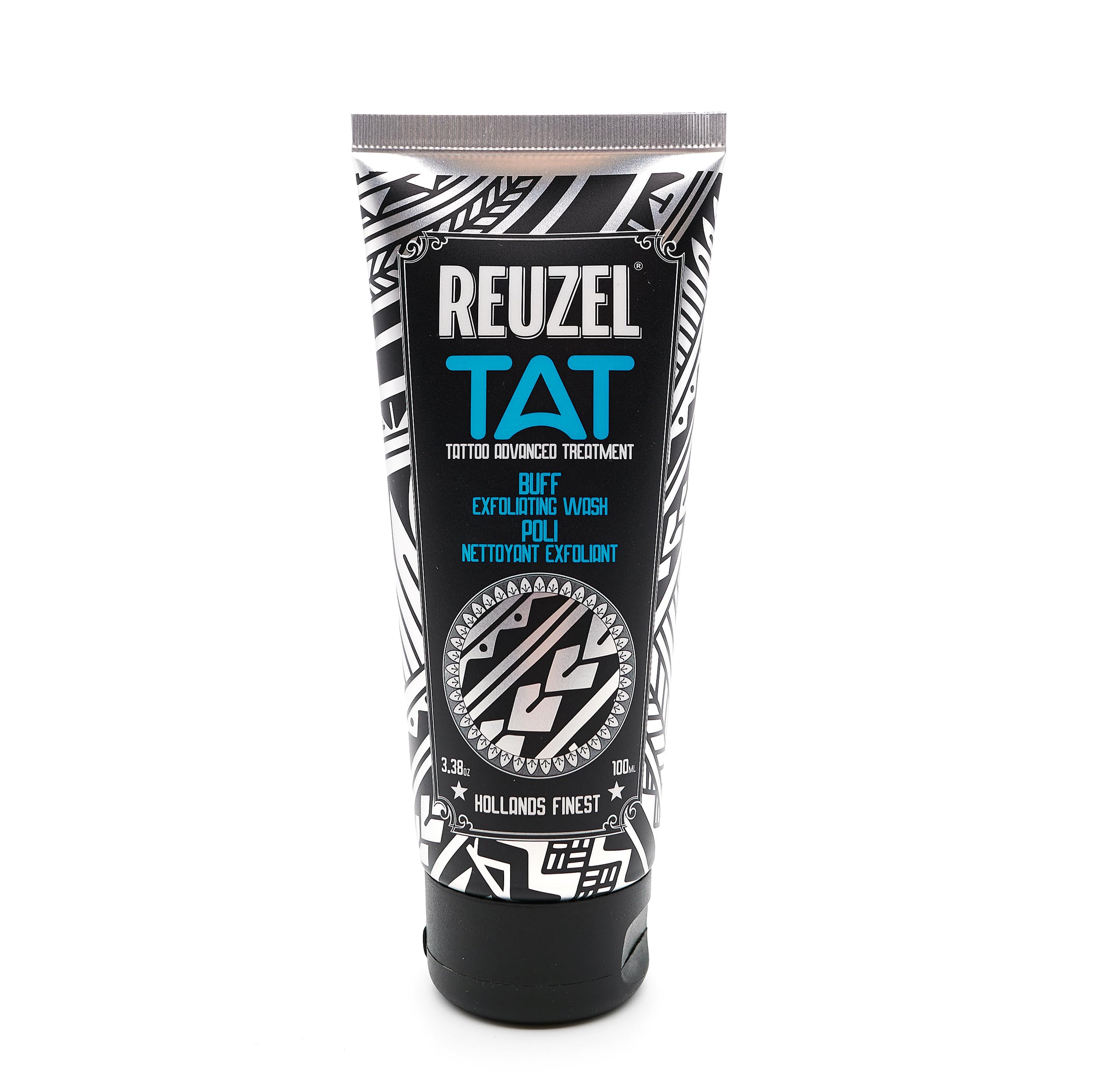 REUZEL BRIGHT Tattoo Care Gift Set, BUFF Exfoliator and Hydrabalm, Revives Colors, Vegan Formula