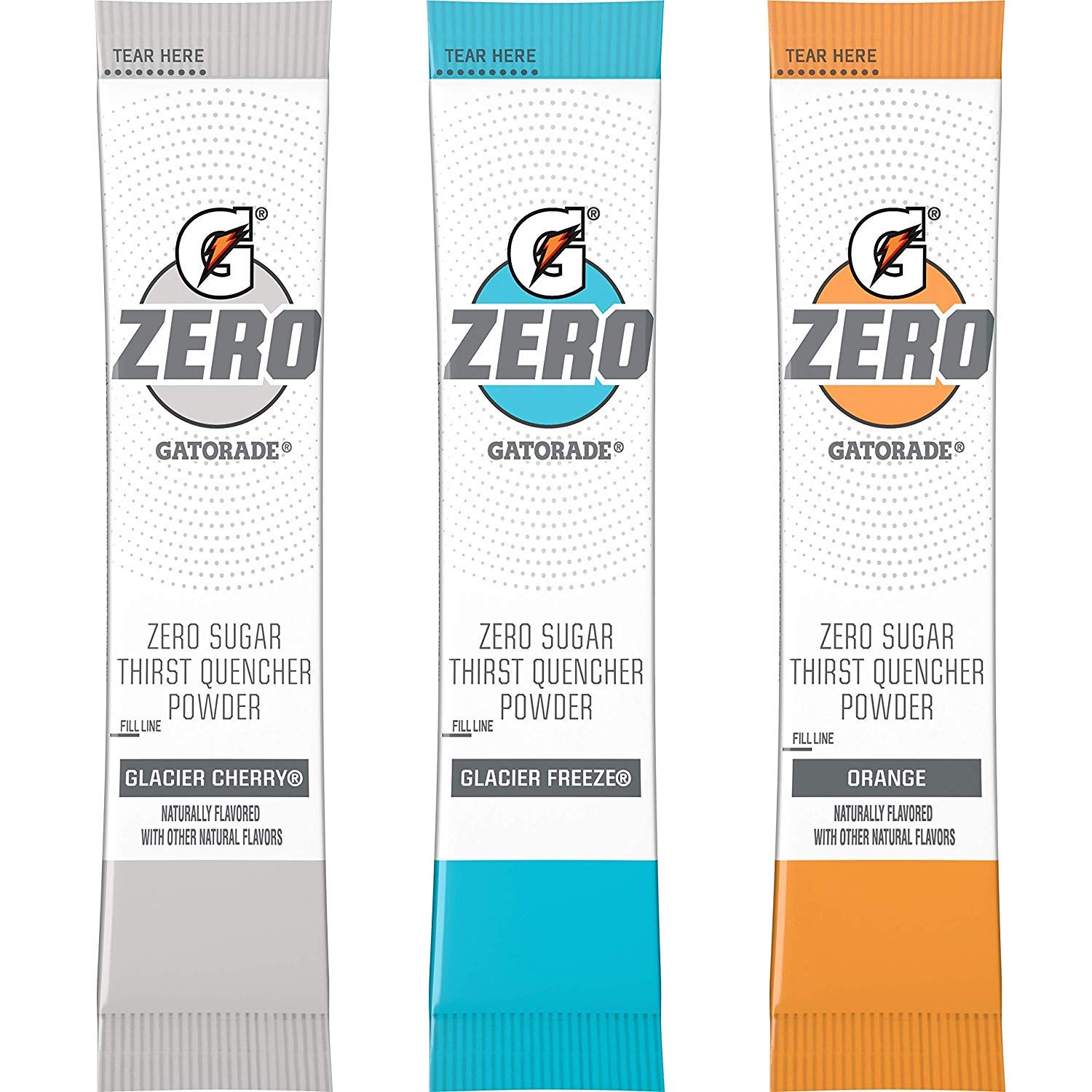 Gatorade Zero Powder, 3 Flavor Variety Pack, 50 Count