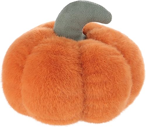 Miniatura 6 de Apricot Lamb Juguetes de verduras, peluches de calabaza fresca, animal de peluche suave, perfecto para niños (calabaza naranja, 4.5 pulgadas)
