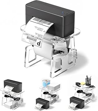 Phomemo Bluetooth Thermal Shipping Label Printer with Holder & 500pcs Label