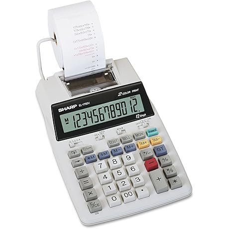 Sharp EL-1750V Calculator Review - Speedy Printing and Vivid Display