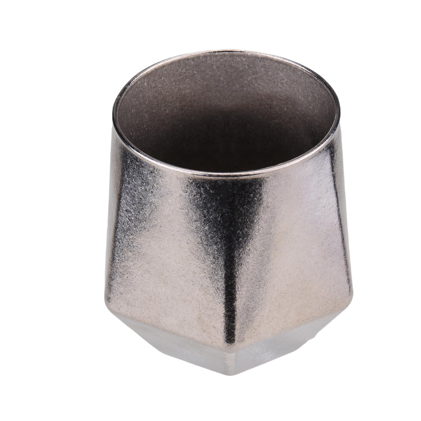 Tazza da caffè da Campeggio, Tazza Esagonale Leggera a Doppio Strato Isolata Sotto Vuoto da 240 Ml, Costruzione in Ti con Resilienza Agli Alcali per Viaggi di Campeggio all'aperto, (Fiore