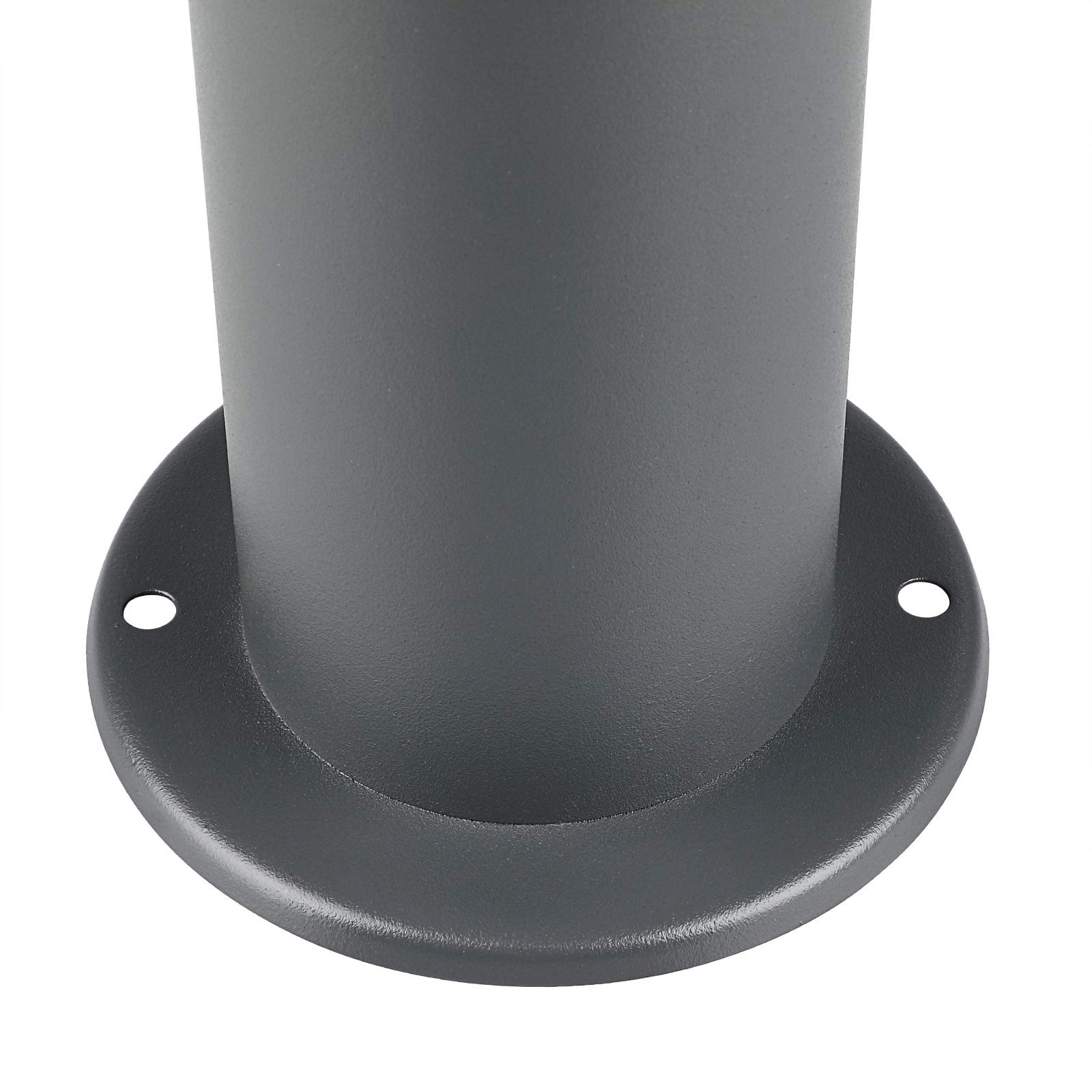 Monzana Lampadaire Dahlia Anthracite Luminaire extérieur E27 lampe sur pied Avec Prise Acier inoxydable jardin IP44 allée