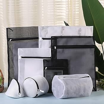 Amazon.co.jp : 洗濯ネット 黒 2枚入り ランドリーネット