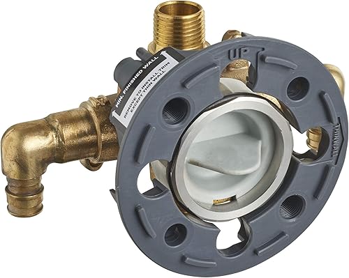 Vista 10 de American Standard RU101 - Válvula de ducha flash con entradas y salidas universales, sin terminar