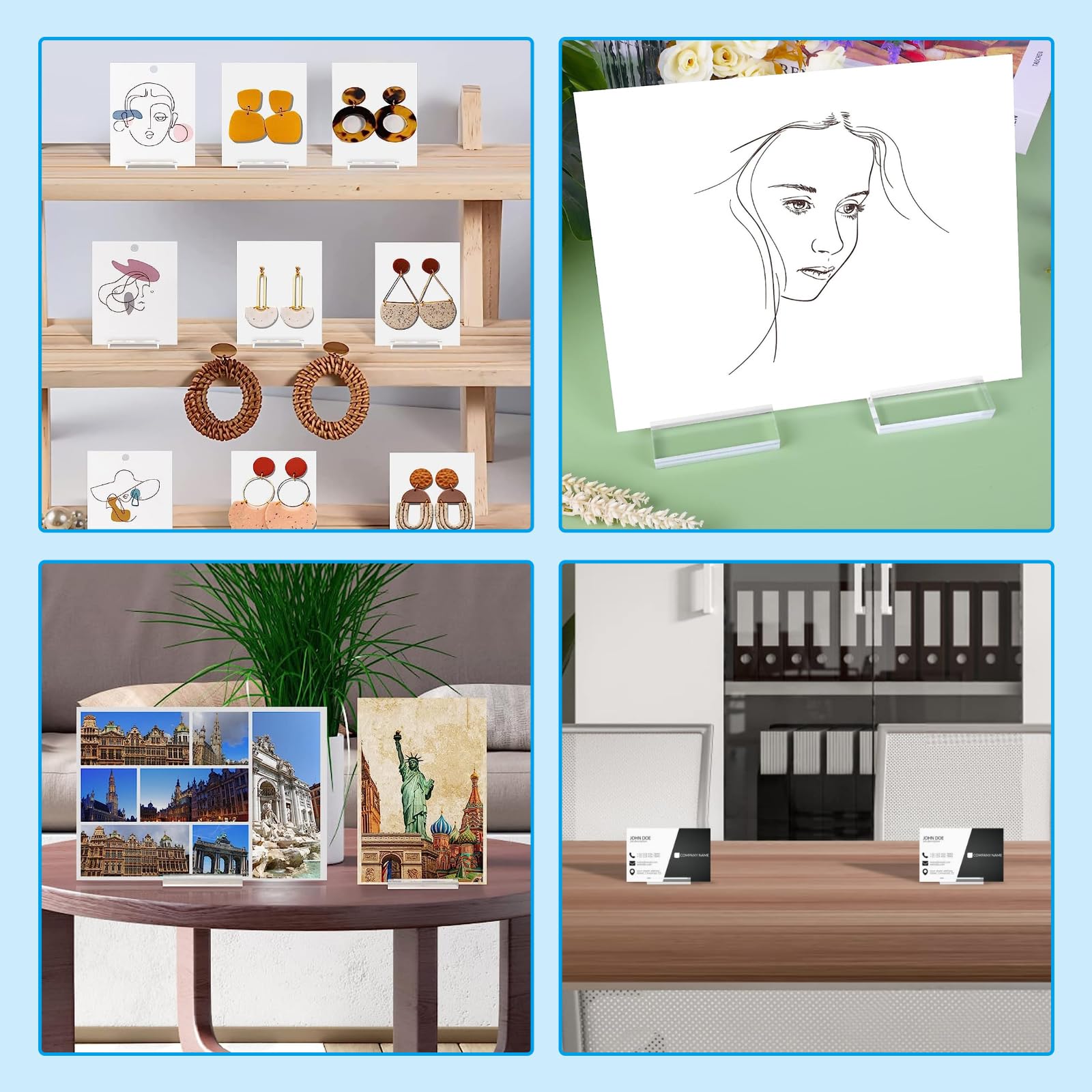 Amazon | Coollooda メモスタンド メモクリップ 10個セット カード 